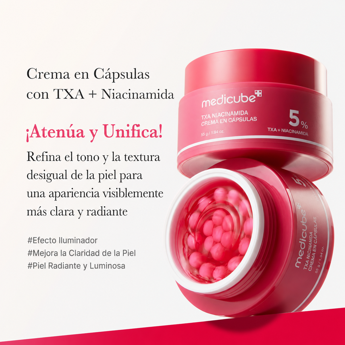 Crema Facial en Cápsulas TXA Niacinamida - Medicube