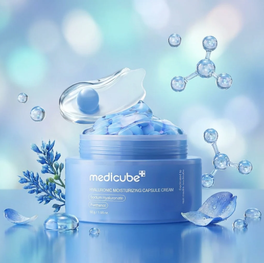 Crema Facial Hidratante con Ácido Hialurónico en Cápsulas - Medicube