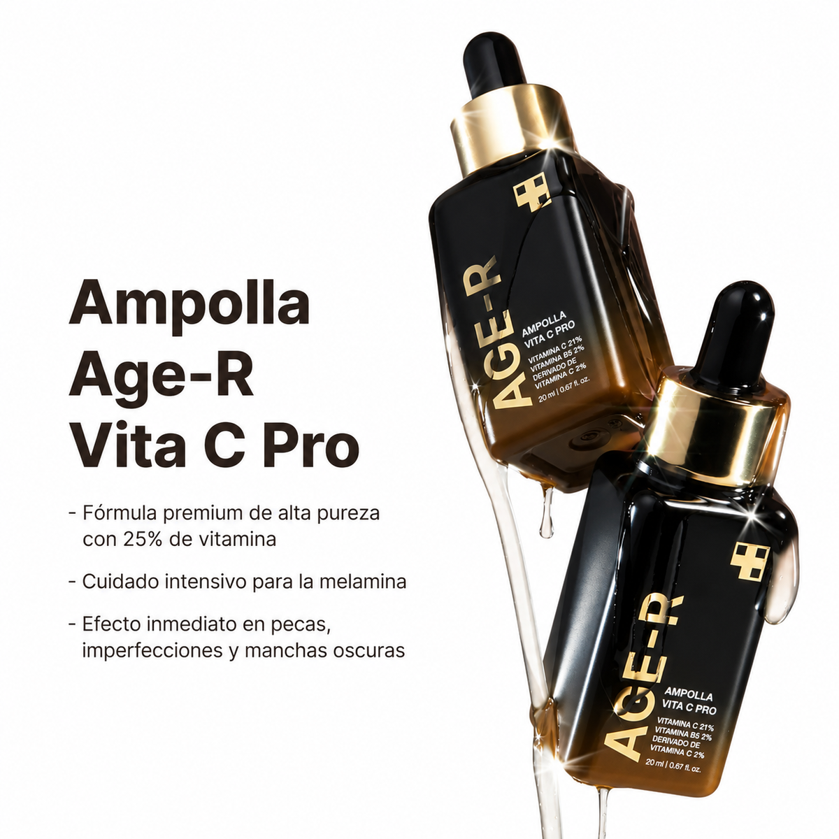 Serum AGE-R Vita C Pro Ampoule 20 ml. - Medicube