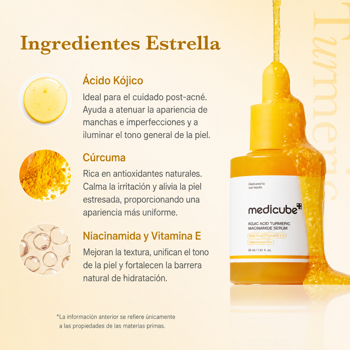 Serum Kojic Acid Turmeric Niacinamide 30 ml. - Medicube