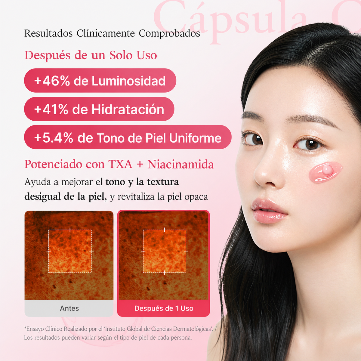 Crema Facial en Cápsulas TXA Niacinamida - Medicube
