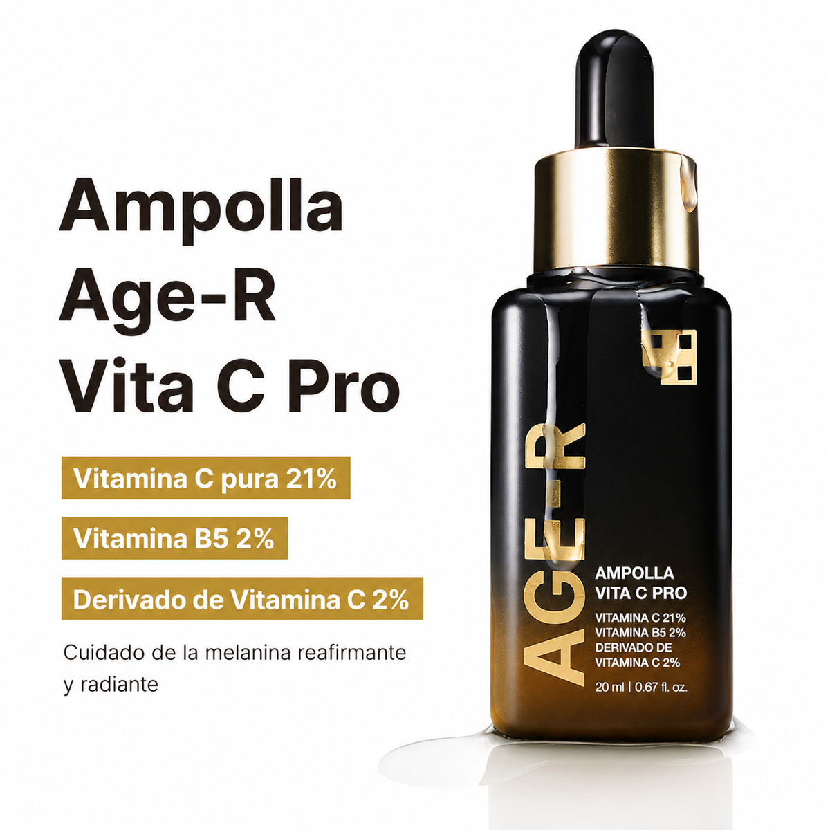 Serum AGE-R Vita C Pro Ampoule 20 ml. - Medicube