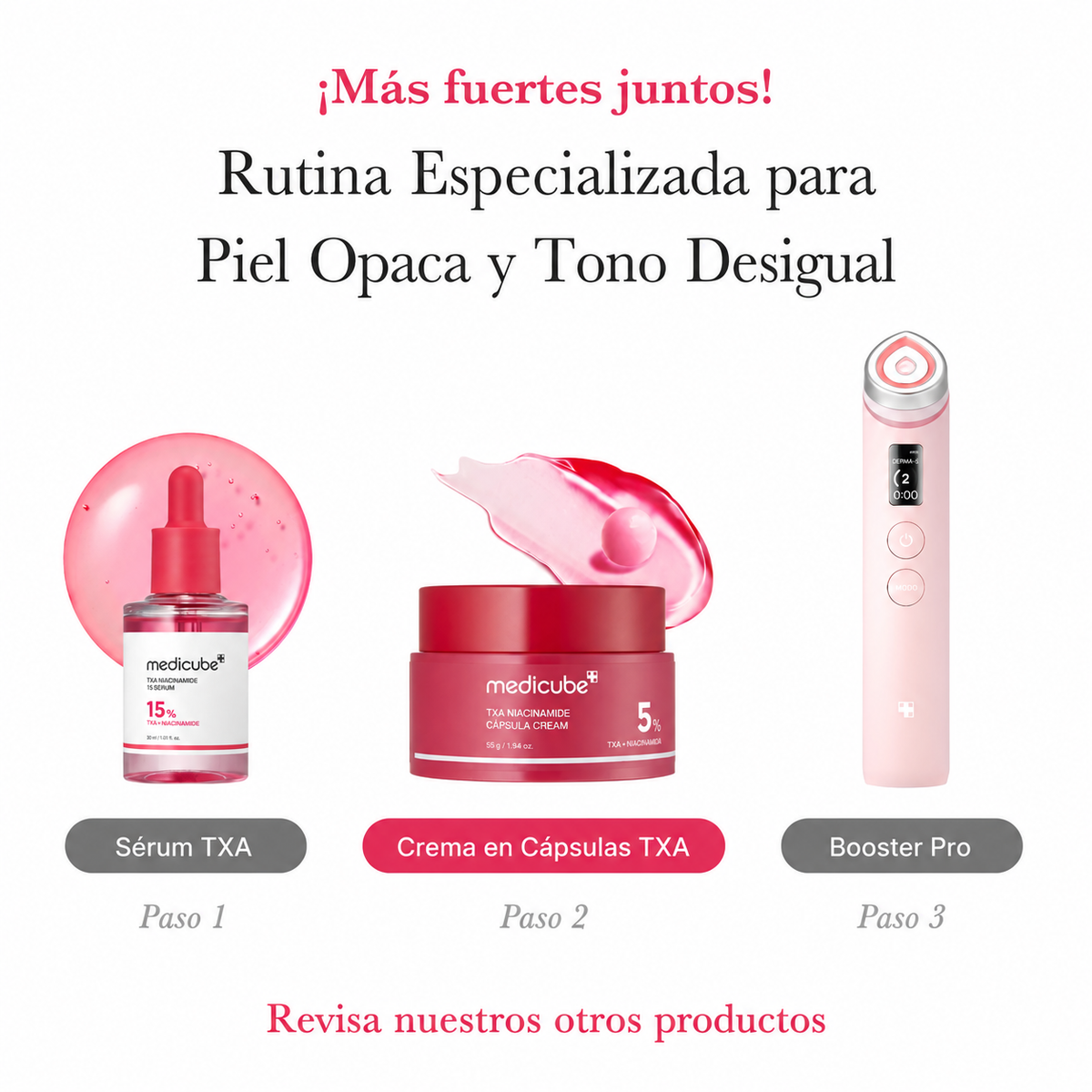 Crema Facial en Cápsulas TXA Niacinamida - Medicube