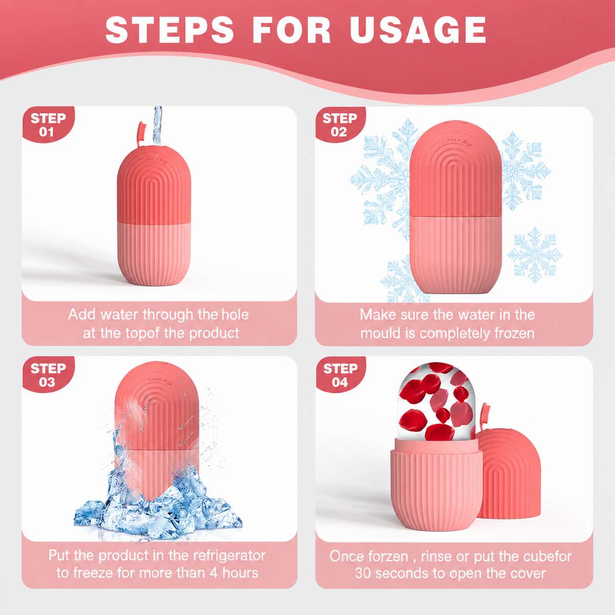 Rodillo de Hielo Facial Desinflamatorio Skincare