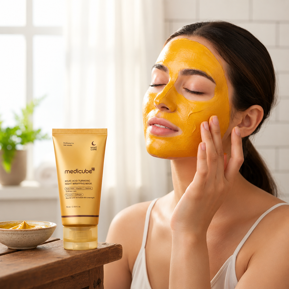 Máscara Facial Ácido Kojico Despigmentante - Medicube