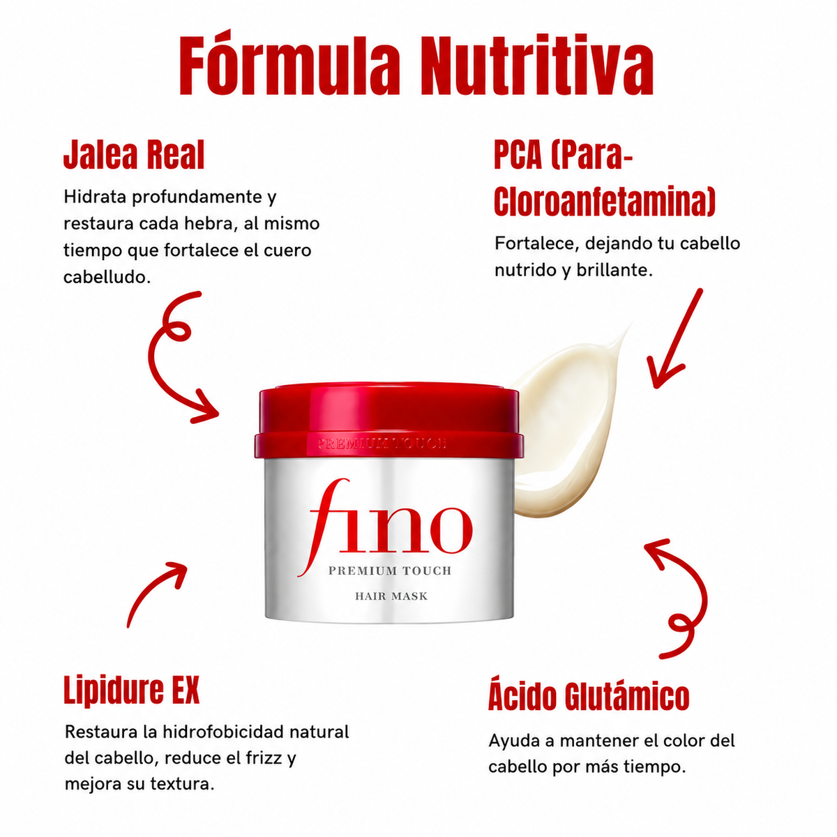 Mascarilla Capilar Shiseido Premium Touch Hair 230 gr.