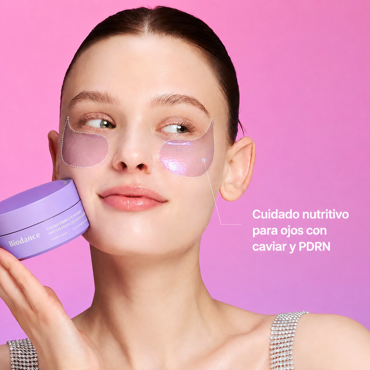 Parches para los Ojos con Caviar y PDRN - Biodance - 30 Pares