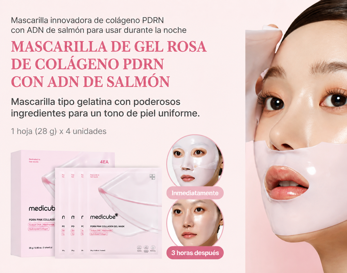 Mascarilla PDRN Pink Colageno - 1 Unidad 28g. - Medicube