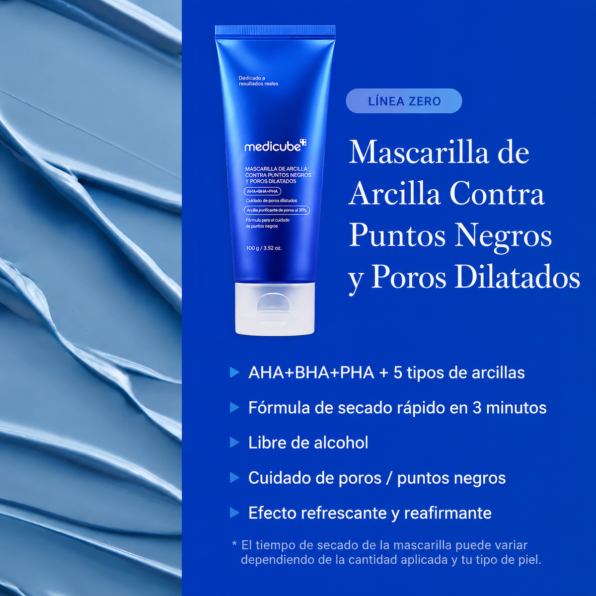 Mascarilla Facial de Arcilla Zero Pore 100g - Medicube