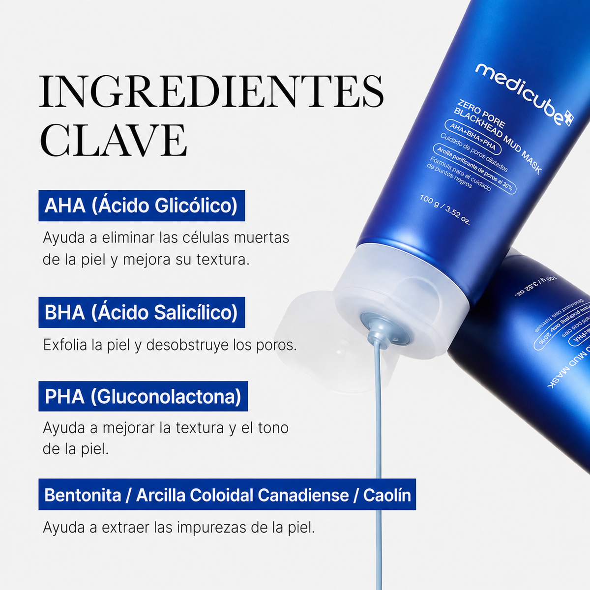 Mascarilla Facial de Arcilla Zero Pore 100g - Medicube